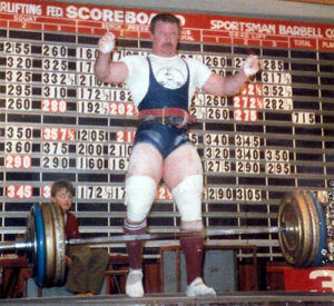 Ian King powerlifting champion